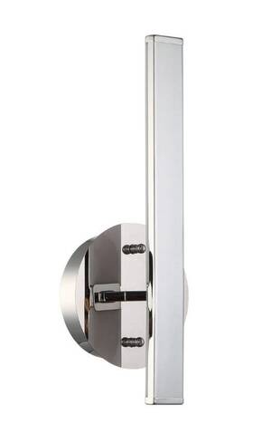 Pf7913wli-ch Kendal Lighting Inc. Strait-up 13 Inch Led Wall Sconce Light Directed Inward