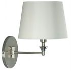 32180bs Kenroy Martin Brushed Wall Steel Arm Swing Lamp