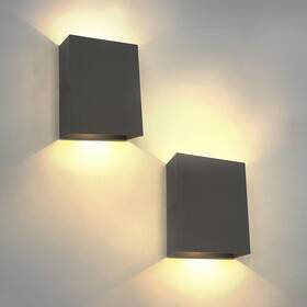Be-bd-002-u Kicaao Led Wall Sconces Set Of Two 12w Modern Light Hardwired Aluminum