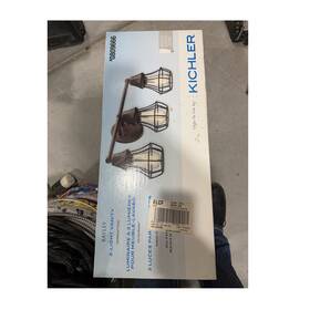 Kichler 0809666 Bayley 3-light Bathroom Vanity Light Olde Bronze 23 In