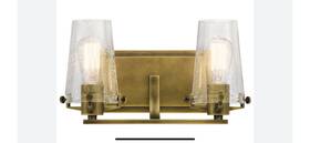 45296nbr Kichler 45296 Alton 2-lt Vanity Light - Brass