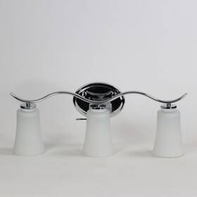 45376 Kichler Armida 3-light Vanity Wall Sconce In Chrome 45376 Kichler Armida 3-light Vanity Wall Sconce In Chrome