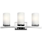 45497ch Kichler Crosby 3 Light Bathroom Vanity