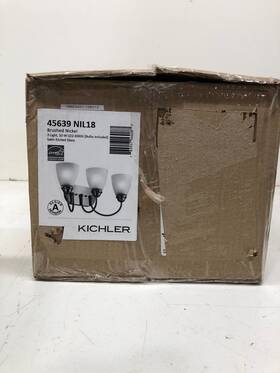 45639nil18 Kichler Jolie 20.25 Inch 3-light Brushed Nickel Vanity Light Satin Etched Glass