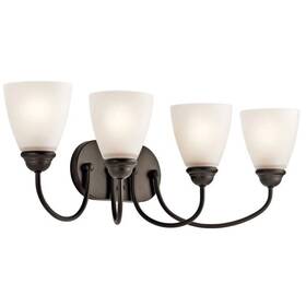 Kichler 45640ozl18 Jolie Bath 4-light Vanity Light Olde Bronze