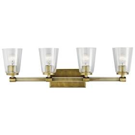 45869nbr Kichler - Audrea 4 Light Bathroom Vanity Natural Brass