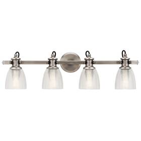 45874clp Kichler 45874 Pewter Flagship 4-light 32-1/2 Inch W Bathroom Vanity Light 45874clp Kichler 45874 Pewter Flagship 4-light 32-1/2 Inch W Bathroom Vanity Light