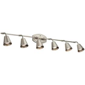 52130sn Kichler - Sylvia 6 Light Satin Nickel 45 Inch Ceiling