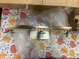 55002cpz Kichler Marette 3 Light 23 Inch Bath Vanity/wall Champagne Bronze