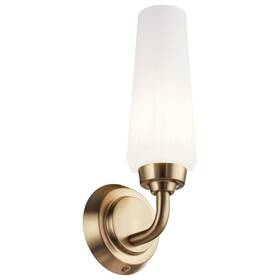 55073cpz Kichler 55073 Truby 13 Inch Tall Bathroom Sconce - Bronze
