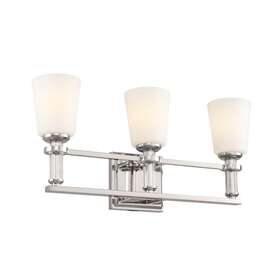 55147pn Kichler 55147 Rosalind 3 Light 24 Inch W Vanity - Nickel 55147pn Kichler 55147 Rosalind 3 Light 24 Inch W Vanity - Nickel
