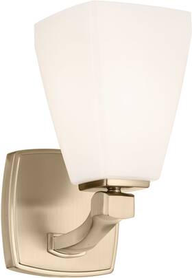 55214cpz Kichler 55214 Marant 10 Inch Tall Bathroom Sconce - Bronze