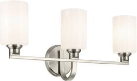 55226ni Kichler 55226 Gioe 3 Light 24 Inch W Vanity - Nickel