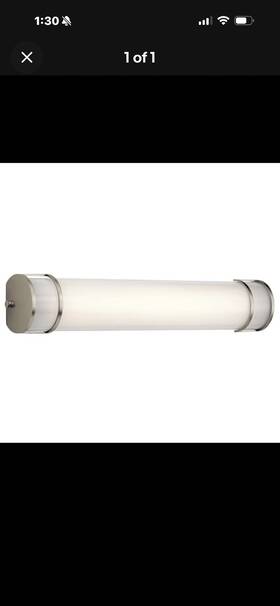 Kichler 783927520287 11142niled Led Vanity Light Brushed Nickel 20w New Open Box