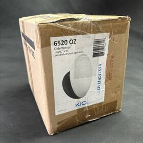 Kichler 783927536158 6520oz 1-light Wall Sconce 75-watt 120-volt Old Bronze