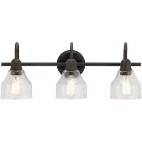 Kichler 783927551922 45973oz Avery 3 Light 24 Inch Wide Vanity Olde Bronze