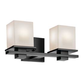 45150bk Kichler Lighting - Tully 2 Light Bath Bar 6.5 Inches Tall By 15