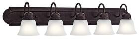 5339tzs Kichler Lighting 5 Light Bath Vanity Approved For Damp Locations - With