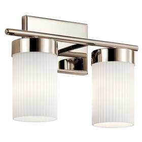 55111pn Kichler Lighting - Two Light Bath Wall Mt 2 Arm Ciona