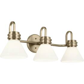 55155cpz Kichler Lighting Farum Bathroom Vanity Light Champagne Bronze