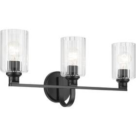 55226bkflu Kichler Lighting Gioe Bathroom Vanity Light Black