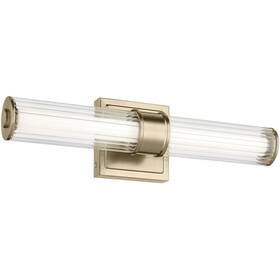 Kichler Lighting 783927053297 55195cpzled Laurene Bathroom Vanity Light Champagne Bronze