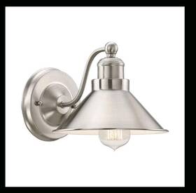 Kira Home 665659108226 Welton 8.5 Inch Modern Industrial Wall Sconce Brushed Nickel Finish New Kira Home 665659108226 Welton 8.5 Inch Modern Industrial Wall Sconce Brushed Nickel Finish New