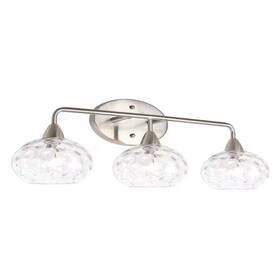 Rv-wb2633-bn Kira Home Marina 26 Inch 3-lights Brushed Nickel Modern Bathroom Vanity Light