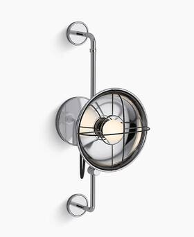 23667-sc01-cpl Kohler Modern Farm 1-light Moderne Polished Chrome Sliding Sconce
