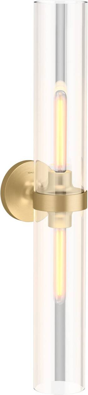 27264-sc02-2gl Kohler Purist 2 Light 29 Inch Sconce 27264-sc02-2gl Kohler Purist 2 Light 29 Inch Sconce