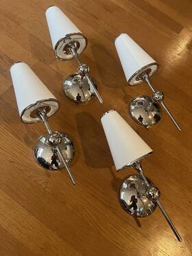 27858-sc01-snl Kohler Qty-4 Parohn Single Light 17 Inch Sconce Polished Chrome