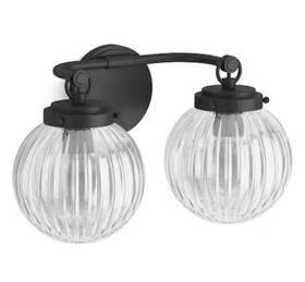 32253-sc02-bll Kohler Embra By Studio Mcgee 2 Light Sconce In Matte Black