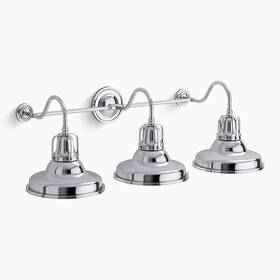 32287-sc03-cpl Kohler Lighting Hauksbee 35 Inch W 3 Light Vanity