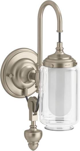 72581-bvl Kohler Artifacts Bathroom Vanity Light Fixture Wall Sconce Lighting Liste Bronze