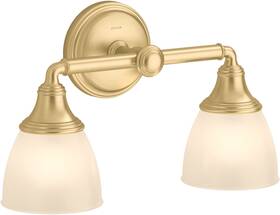 Kohler 885612940469 Devonshire Bathroom Vanity Light Fixture Wall Sconce Lighting Position Faci