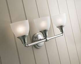 Kohler 885612940490 Devonshire Bathroom Vanity Light Fixture Wall Sconce Lighting Position