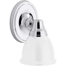 K-11365-cpl Kohler Forte 1 Light Polished Chrome Indoor Bathroom Wall Sconce