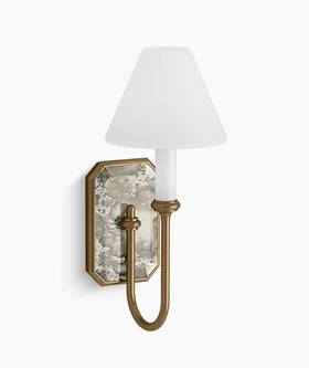 K-32495-sc01-bbl Kohler K-32495-sc01 One Light Sconce Aged Brushed Brass Celano 16-1/2 Inch