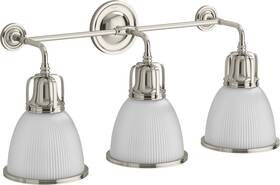 32283-sc03-snl Kohler Lighting 32283-sc03 Hauksbee 28 Inch Wide 3 Light Bell Wall Sconce - Polished