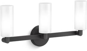 35874-sc03-bll Kohler Lighting 35874-sc03 Crue 3 Light 22 Inch W Vanity - Black