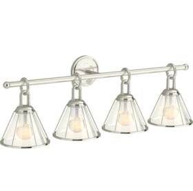 Terret33 Kohler Lighting Terret 4-light Bathroom Vanity Light 33 Inch Brushed Nickel Terret33 Kohler Lighting Terret 4-light Bathroom Vanity Light 33 Inch Brushed Nickel