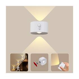 Kp-ds196-w-us Koopala Up&down Light Source Wall Sconces With Motion Sensor Cordless Led Night