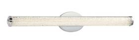 P1193-077-l Kovacs Diamonds Integrated Led 32 Inch Bath Bar - Crystal Filled Shade
