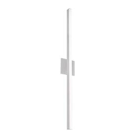 Kuzco Ws10336-bn Vega 36 Inch Led Wall Sconce Nickel/white Acrylic Diffuser -
