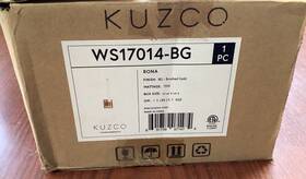Ws17014-bg Kuzco New Rona 14 Inch Led Wall Sconce Brushed Gold/opal B120