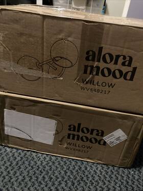 Wv548217bgcp Kuzco 2x Alora Mood Willow 2lt 17 Inch Wall/vanity Gold/copper -