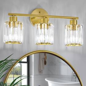 X004sqdqw7 Kvhiiw X004sqdqw7/10150826 Crystal Bathroom Light Fixtures Lighting Over Mirror Modern
