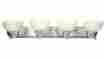 L1394sn Yosemite Home Decor 4 Light Bathroom Vanity 36 Inch Nickel