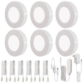 Lsled02 L5l3d Led Puck Lights Kit Wired Dimmable Under Cabinet Aluminum Housing Wit Lsled02 L5l3d Led Puck Lights Kit Wired Dimmable Under Cabinet Aluminum Housing Wit