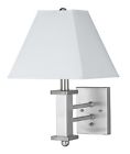 La-60003wl-1 Cal Lighting Fixed Arm Wall Lamp In Brushed Steel